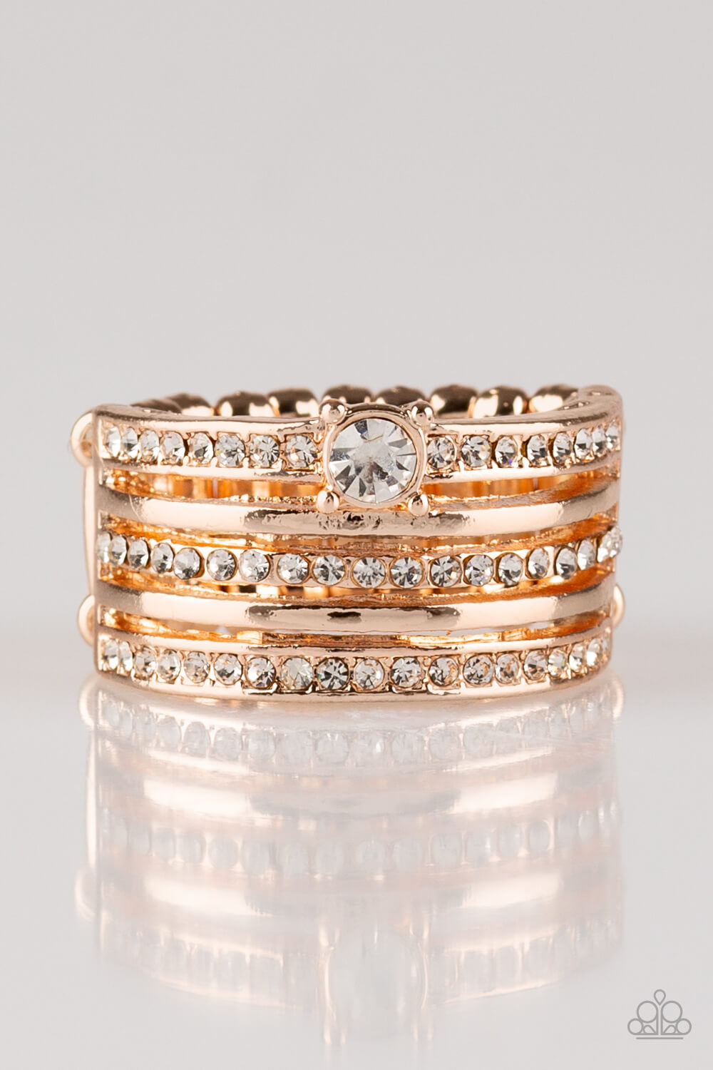 The Dealmaker - Rose Gold Ring - Princess Glam Shop