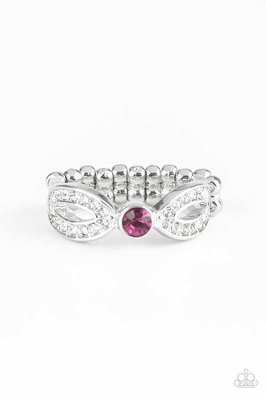 Extra Side Of Elegance - Pink Ring - Princess Glam Shop