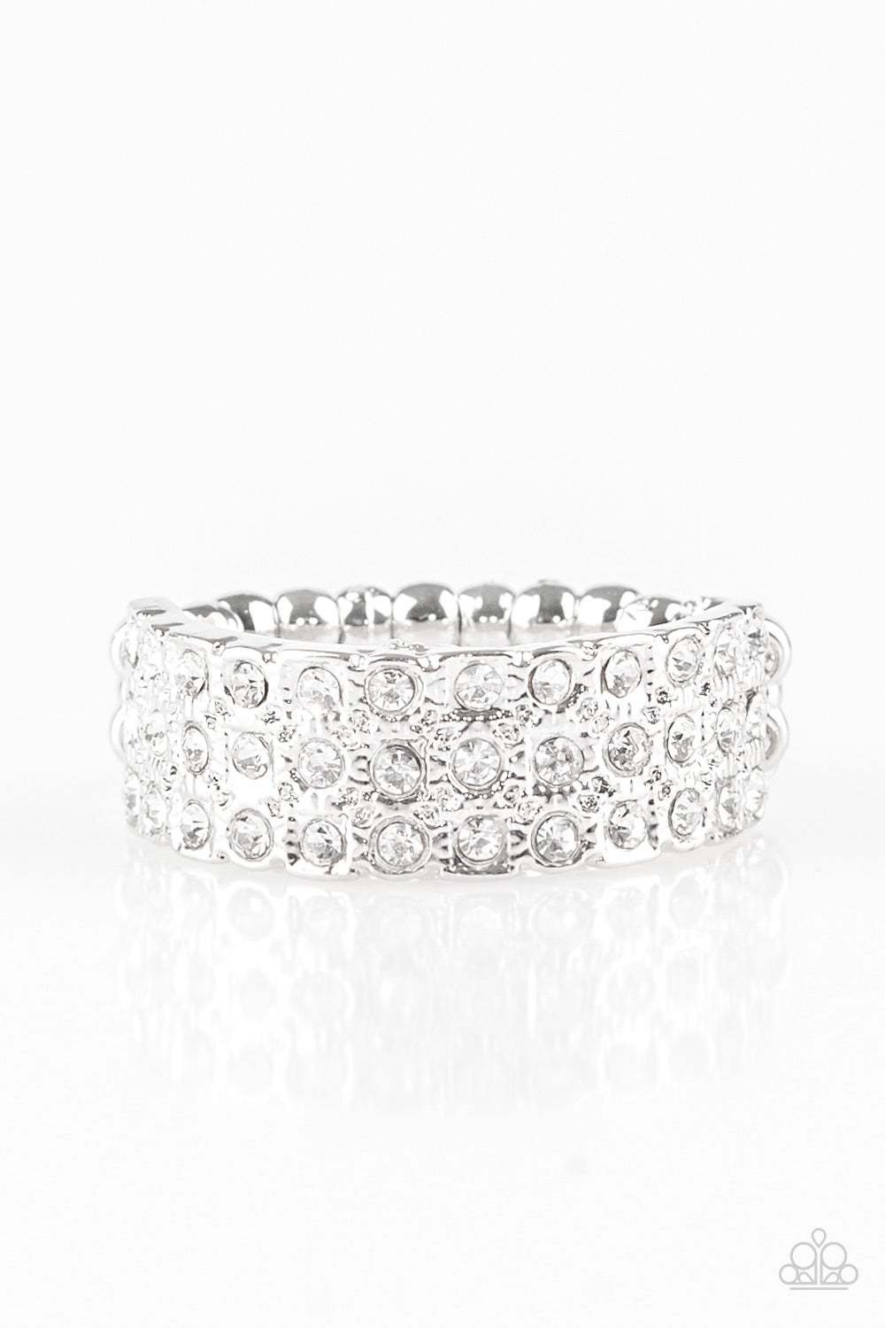 Feeling Fab-YOU-less - White Ring - Princess Glam Shop