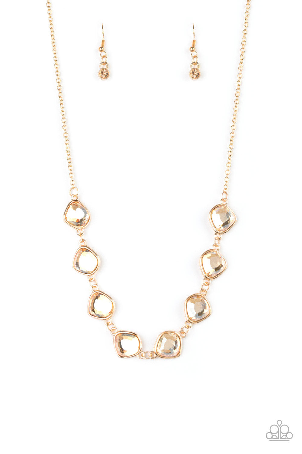 The Imperfectionist - Gold Necklace Set & Bracelet Combo Set - Princess Glam Shop