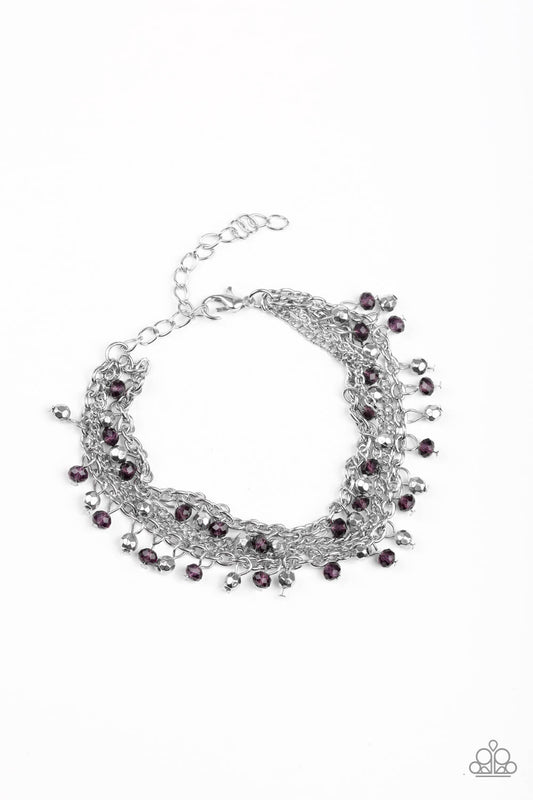 Cash Confidence - Purple Bracelet - Princess Glam Shop