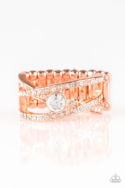 Prepare To Be Dazzled! - Copper Ring - Princess Glam Shop