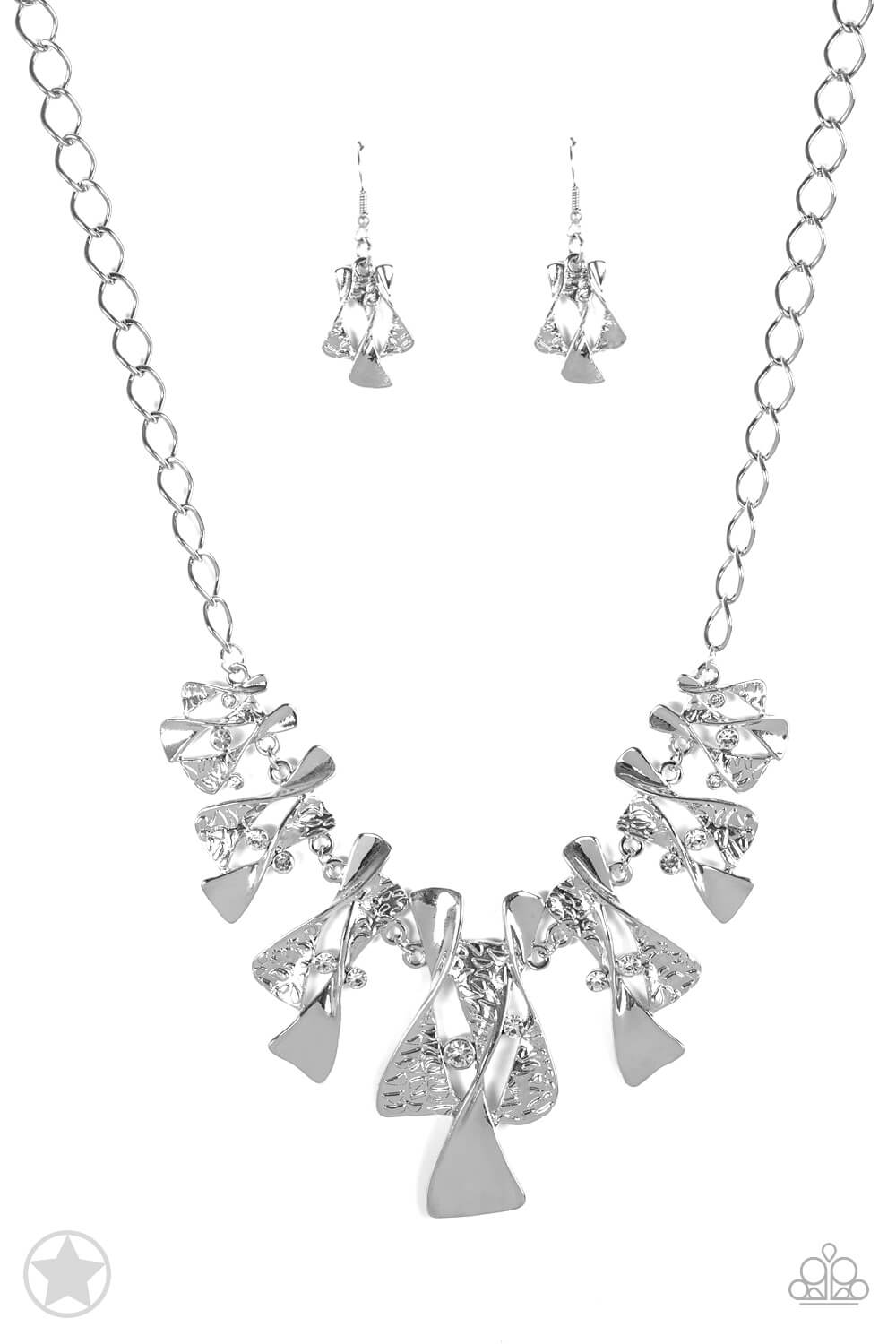 The Sands of Time Silver Necklace Set - Princess Glam Shop
