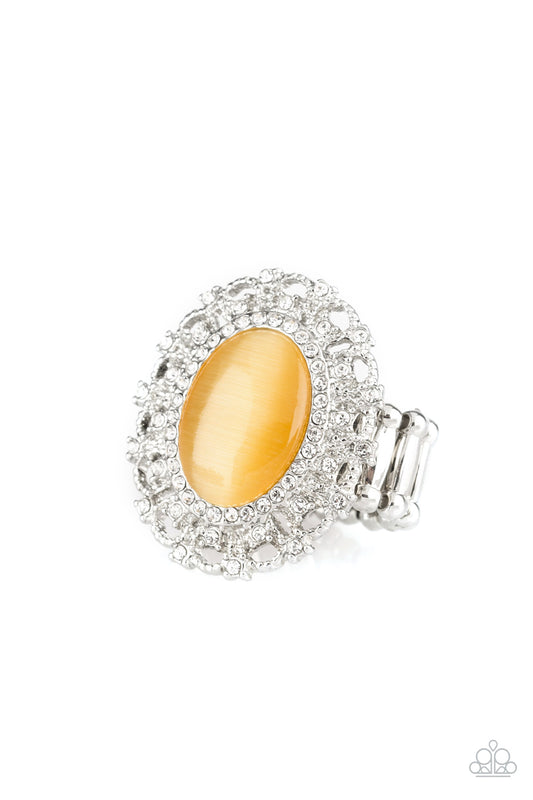 BAROQUE The Spell - Yellow Moonstone Ring - Princess Glam Shop