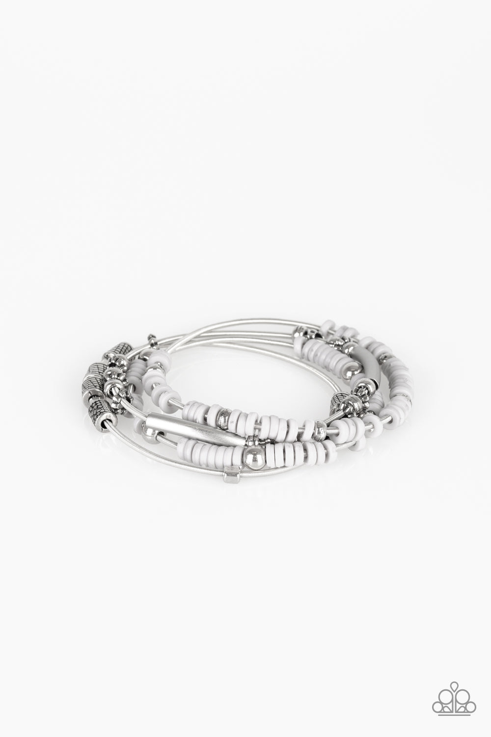 Tribal Spunk - Silver Bracelet Set - Princess Glam Shop