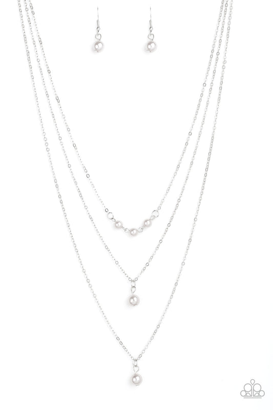High Heels and Hustle - Silver Necklace Set - Princess Glam Shop
