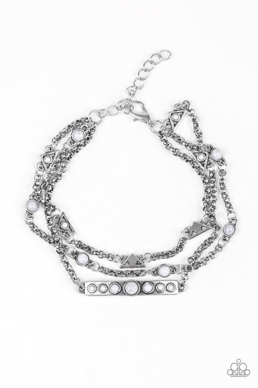 No Means NOMAD - Silver Bracelet - Princess Glam Shop