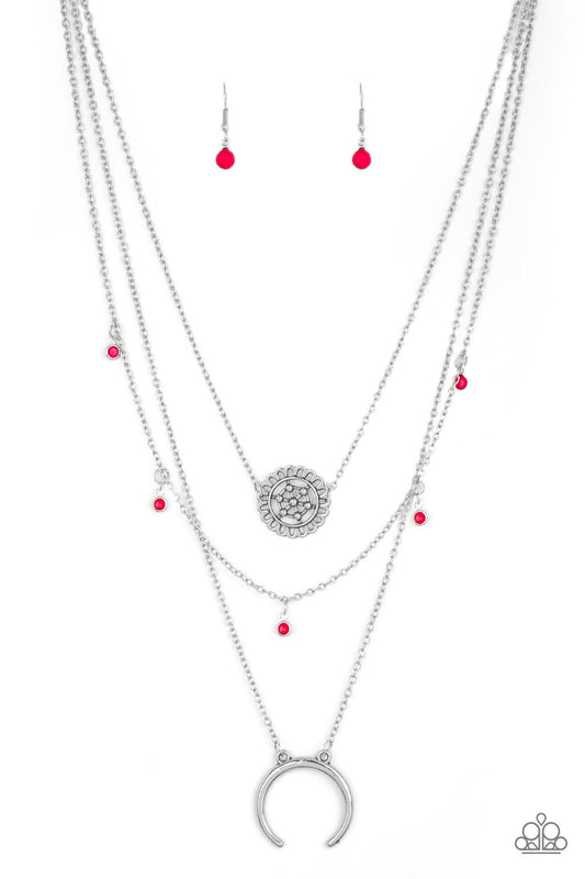 Lunar Lotus - Pink Necklace Set - Princess Glam Shop