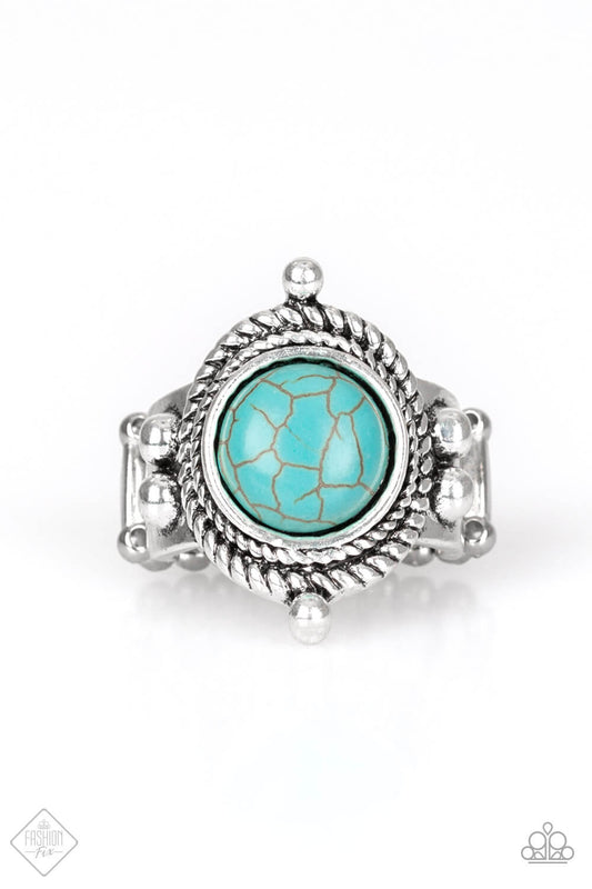 Prone To Wander Blue Turquoise Ring - Princess Glam Shop