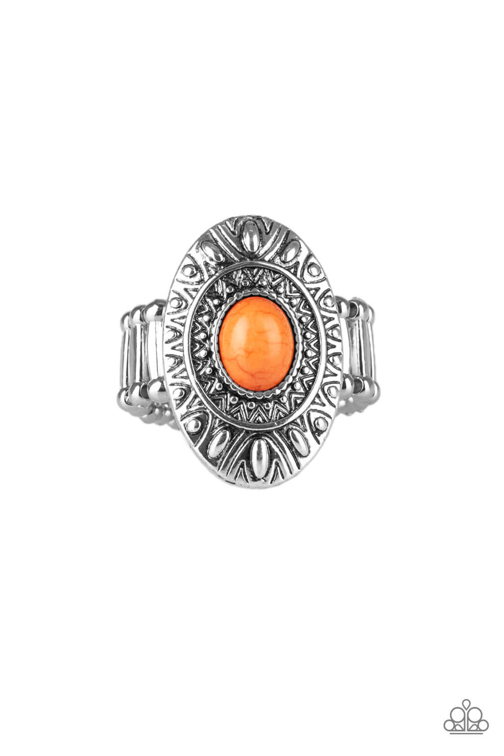 Stone Fox - Orange Ring - Princess Glam Shop