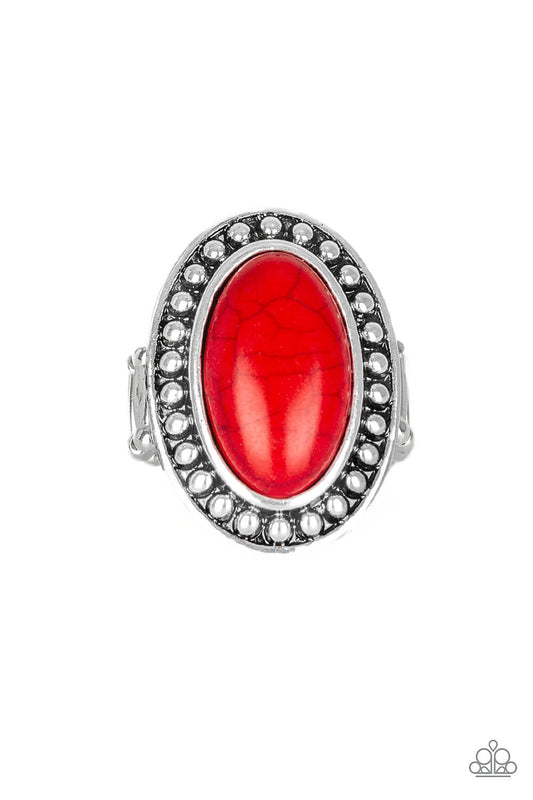 Desert Heat - Red Stone Ring - Princess Glam Shop