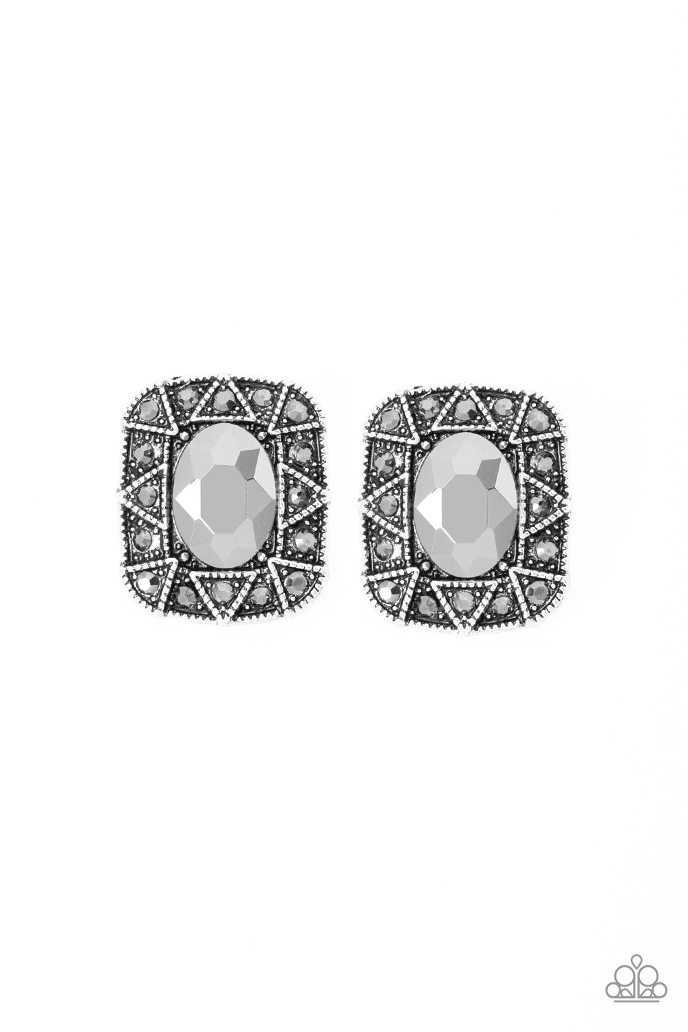 Young Money - Silver Earrings - Princess Glam Shop