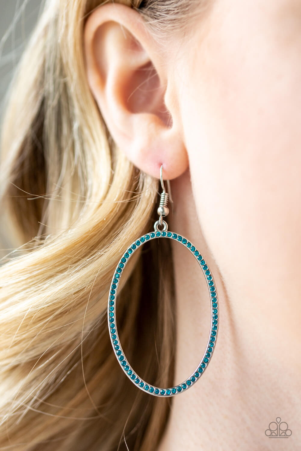 Dazzle On Demand - Blue Earrings - Princess Glam Shop