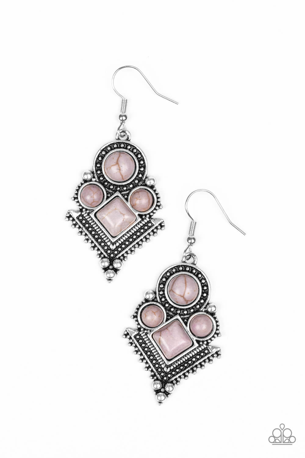 So Sonoran - Silver Stone Earrings - Princess Glam Shop