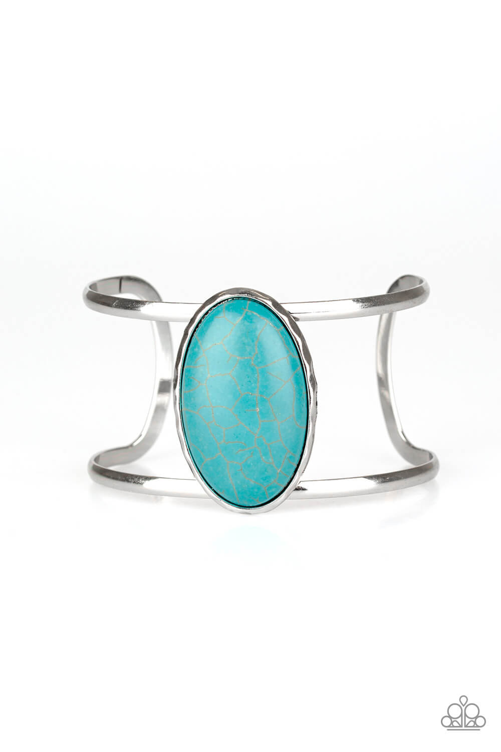 Desert Empress - Blue Stone Cuff Bracelet - Princess Glam Shop