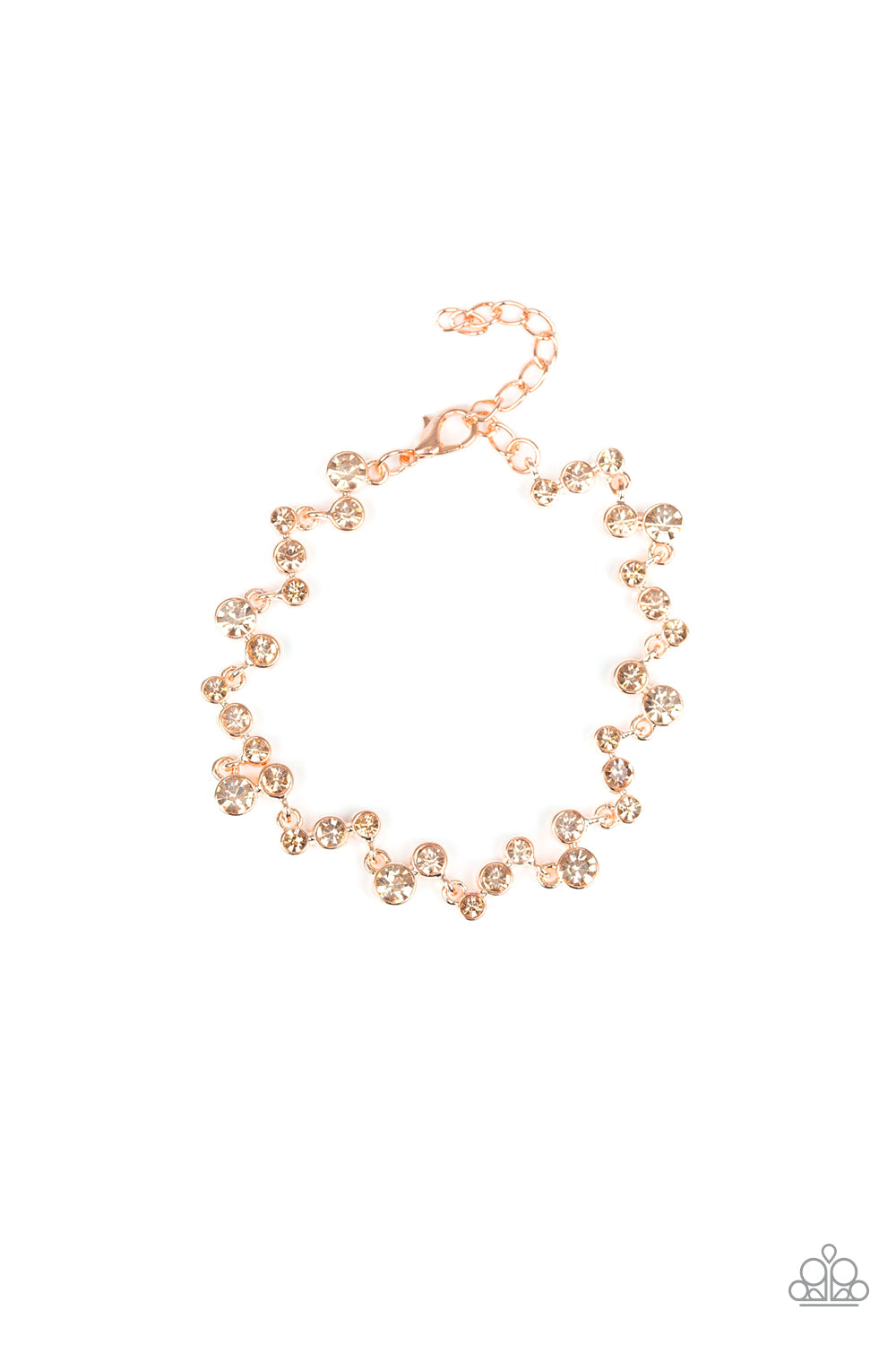 Starlit Stunner - Copper Bracelet - Princess Glam Shop