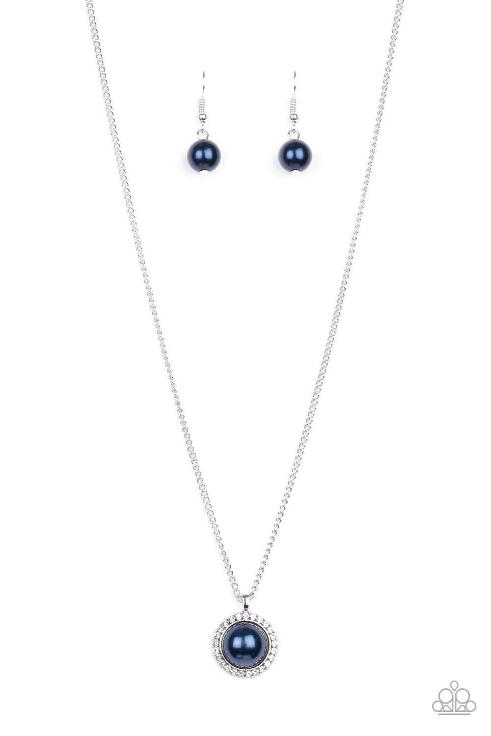 Wall Street Wonder - Blue Necklace Set - Princess Glam Shop
