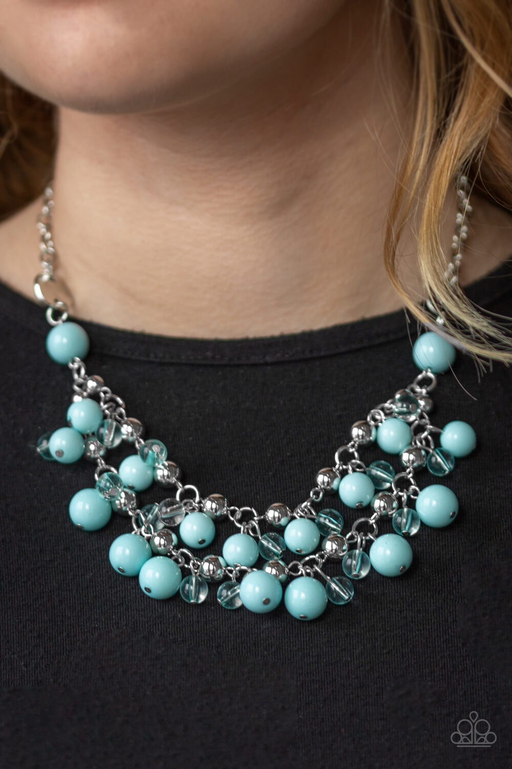Seaside Soiree - Blue Necklace Set - Princess Glam Shop