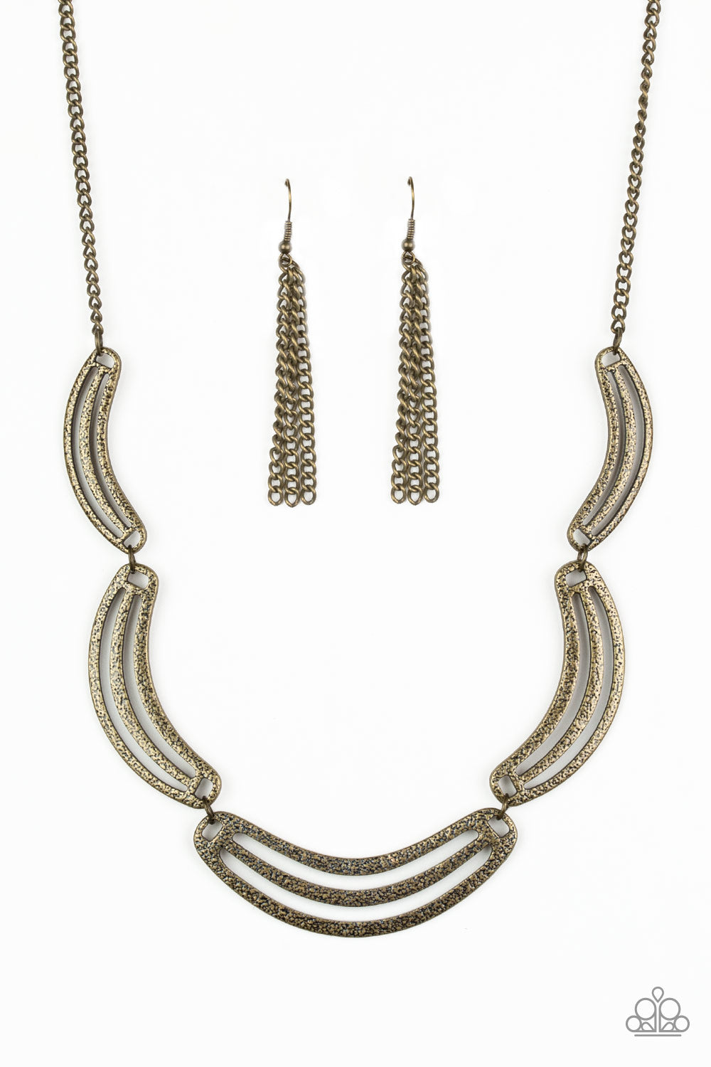 Palm Springs Pharaoh - Brass Necklace Set - Princess Glam Shop