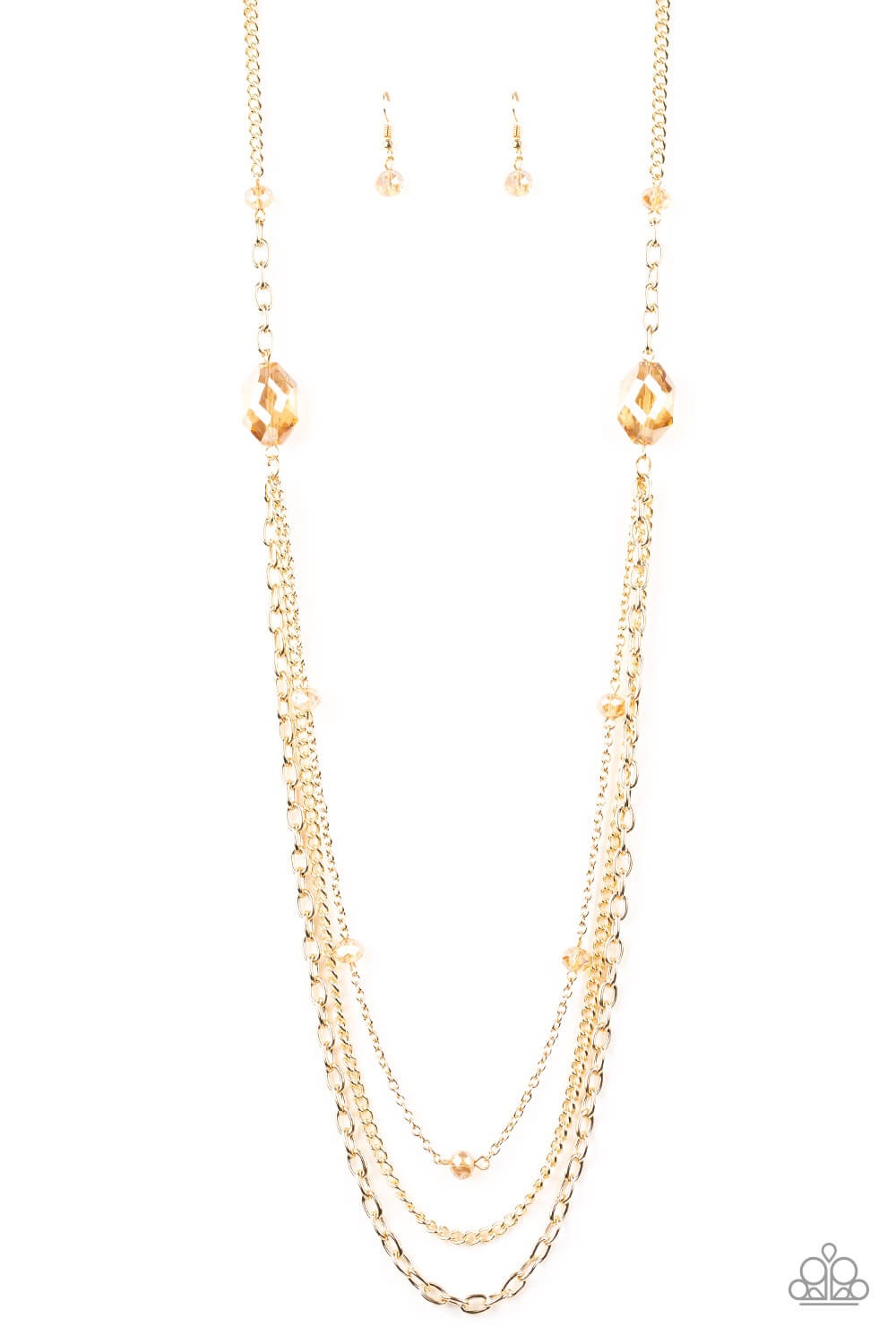 Dare To Dazzle - Gold Necklace Set - Princess Glam Shop