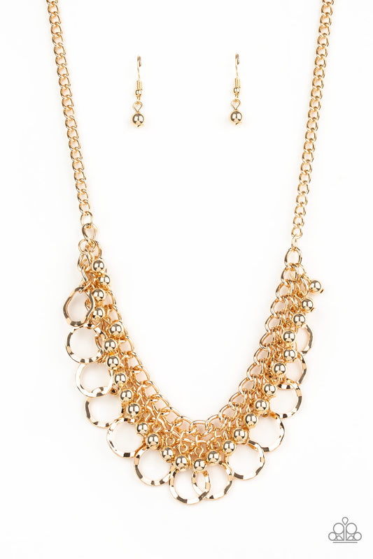 Ring Leader Radiance - Gold Necklace Set - Princess Glam Shop