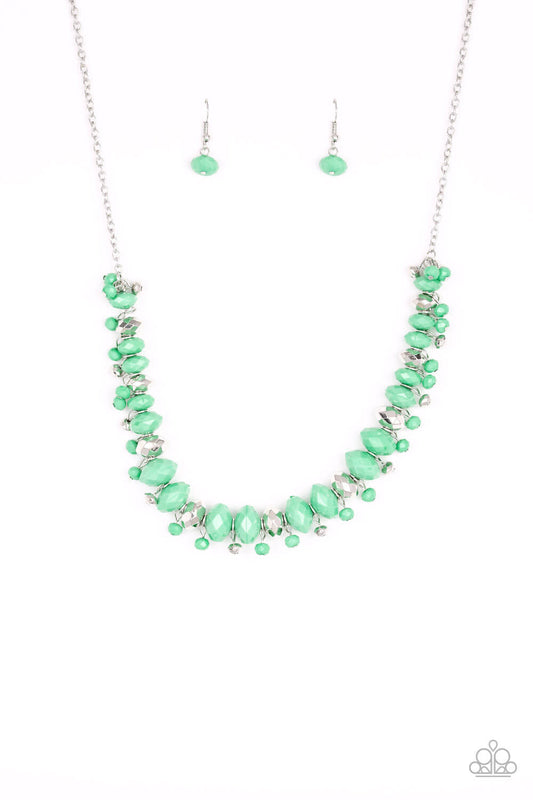 BRAGs To Riches - Green Necklace Set - Princess Glam Shop