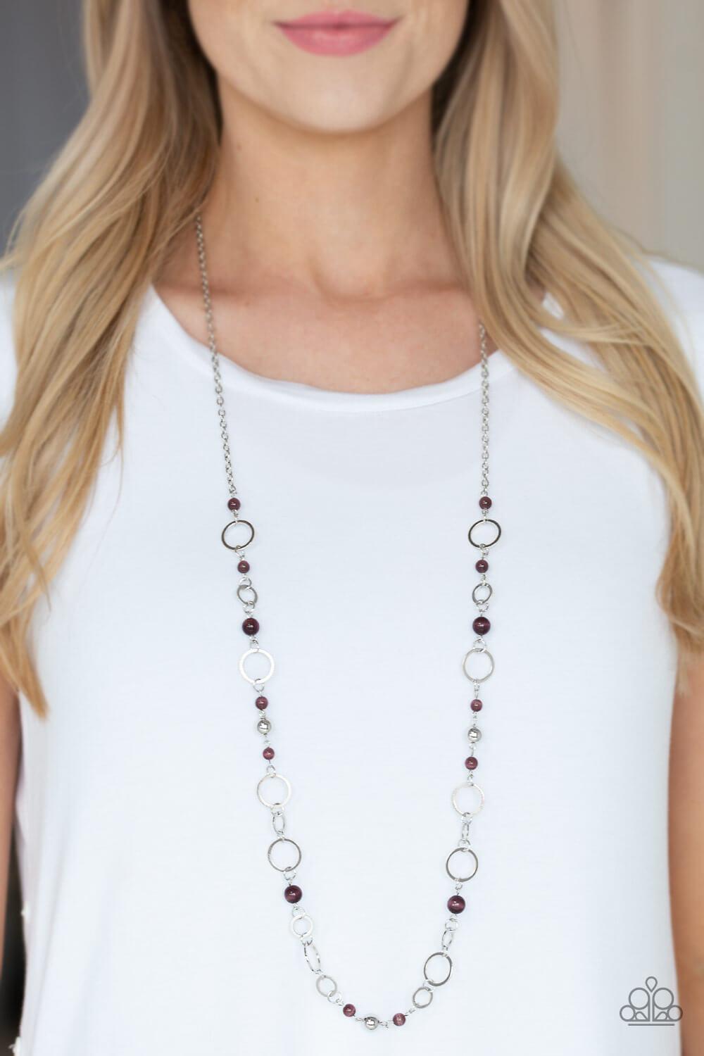 Kid In A Candy Shop - Purple Moonstone Necklace Set - Princess Glam Shop