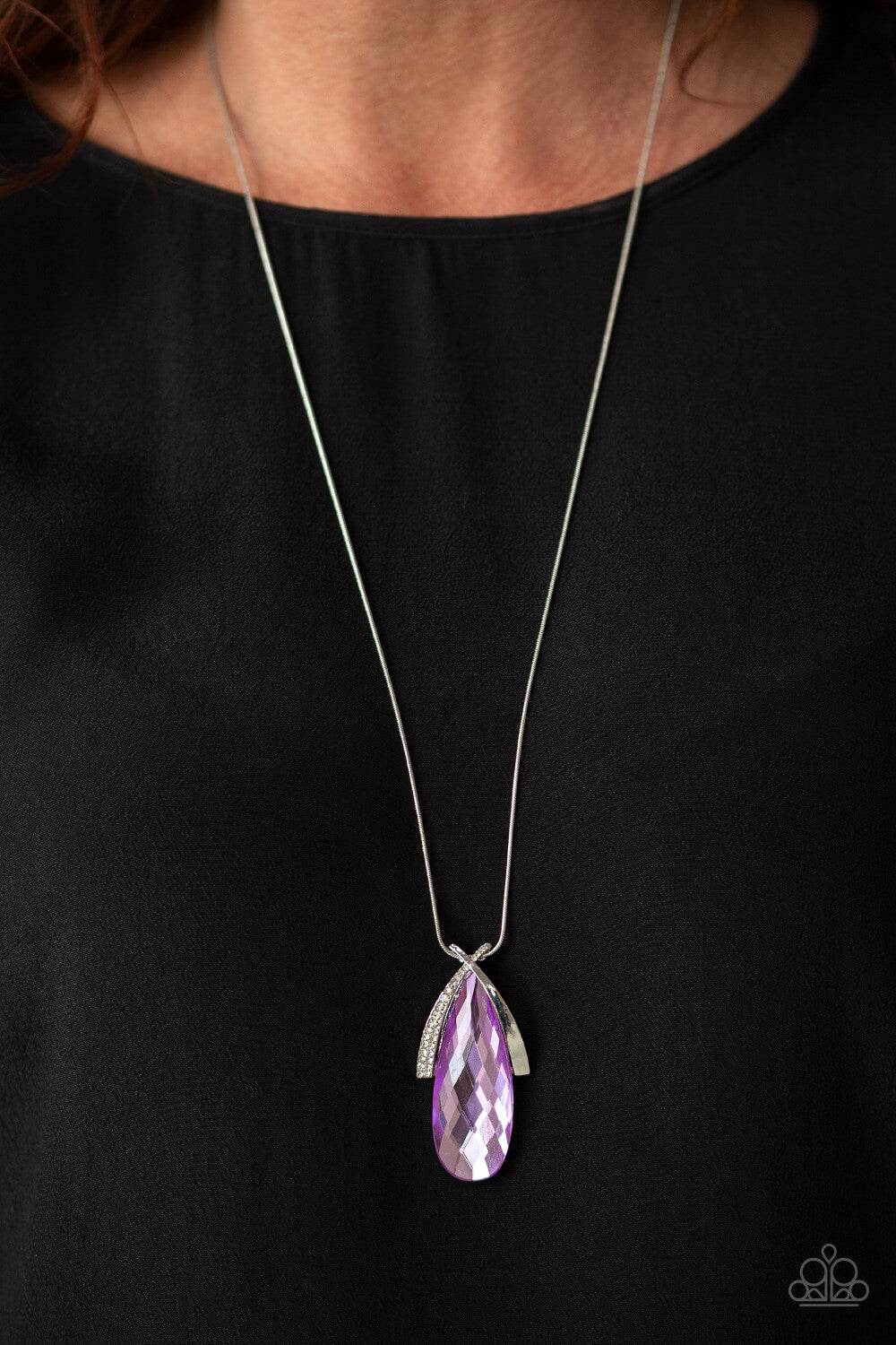 Stellar Sophistication - Purple Necklace Set - Princess Glam Shop