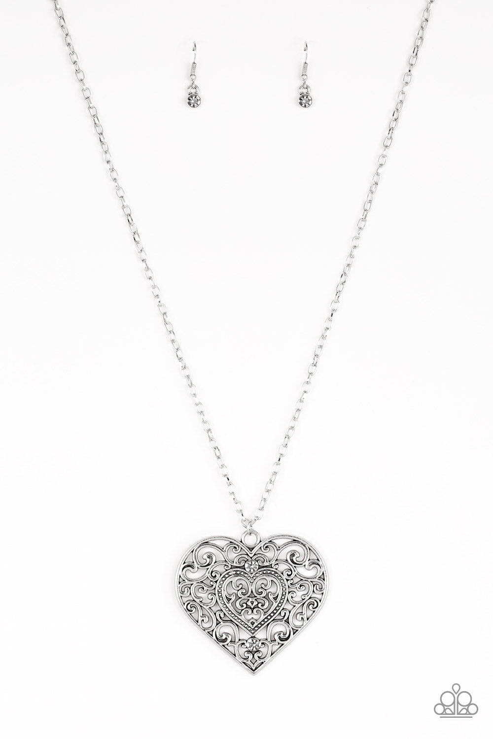 Classic Casanova - Silver Necklace Set - Princess Glam Shop