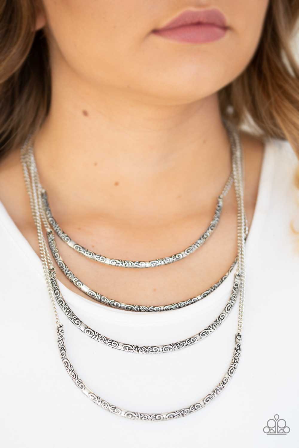 It Will Be Over MOON - Silver Necklace Set - Princess Glam Shop