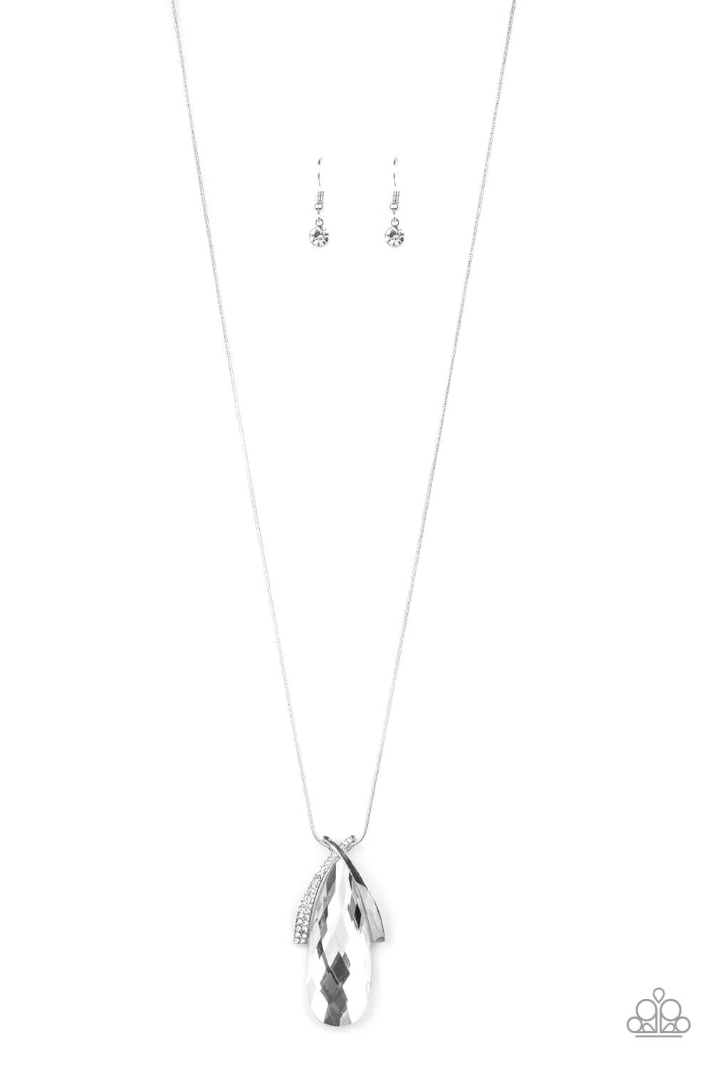 Stellar Sophistication Silver Necklace Set - Princess Glam Shop