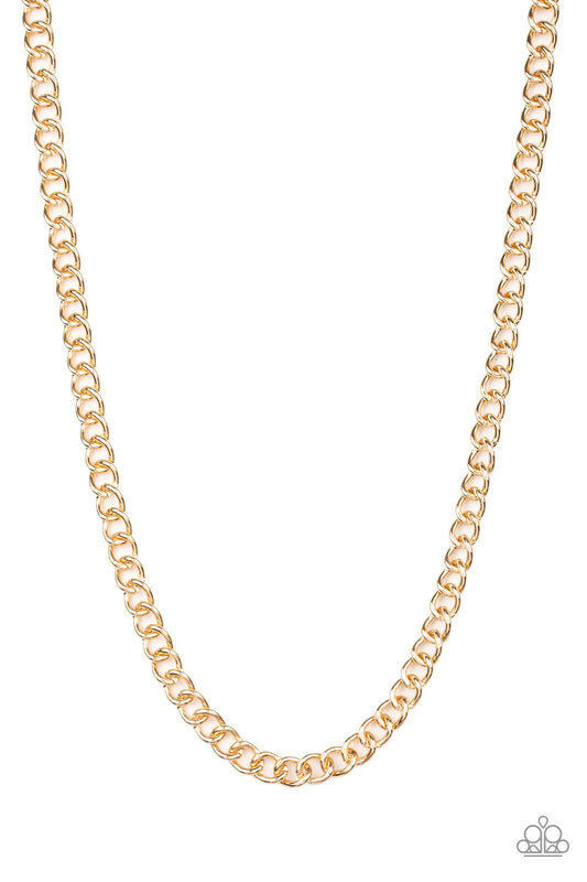 Full Court - Gold Men's Necklace - Princess Glam Shop