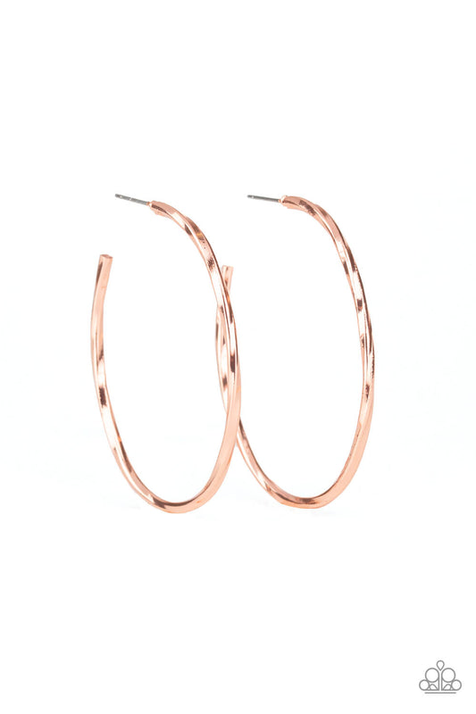 Loop de HOOP - Copper Earrings - Princess Glam Shop