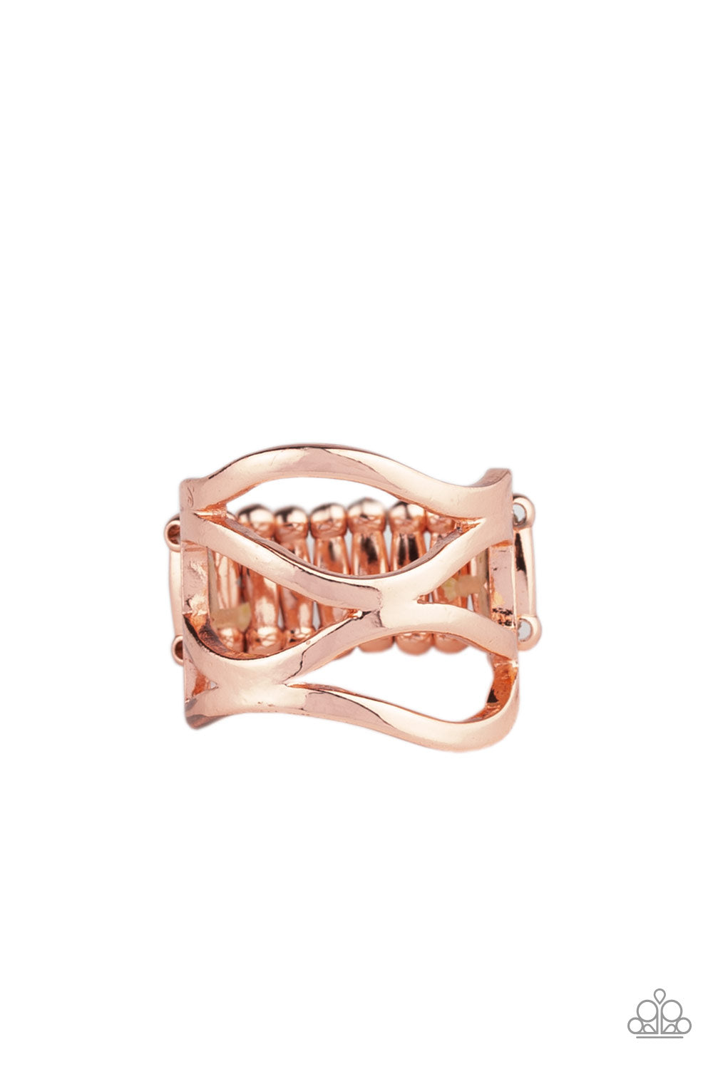 All Over The Place - Copper Ring - Princess Glam Shop