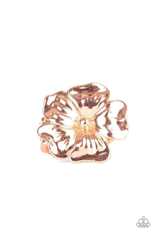 Tropical Gardens - Copper Ring - Princess Glam Shop