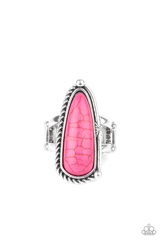 Pioneer Plains - Pink Stone Ring - Princess Glam Shop