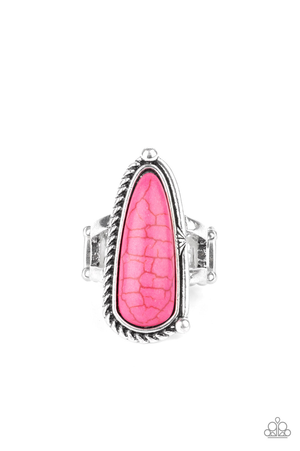 Pioneer Plains - Pink Stone Ring - Princess Glam Shop