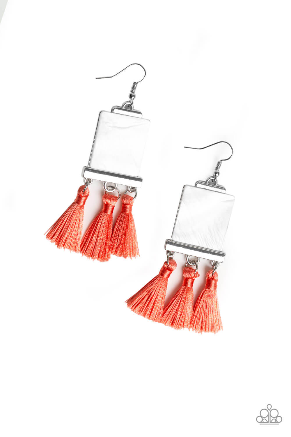 Tassel Retreat Earrings Orange Fringe Earrings - Princess Glam Shop