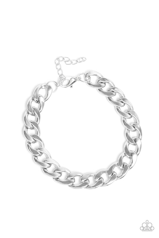 Leader Board - Silver Men's Bracelet - Princess Glam Shop