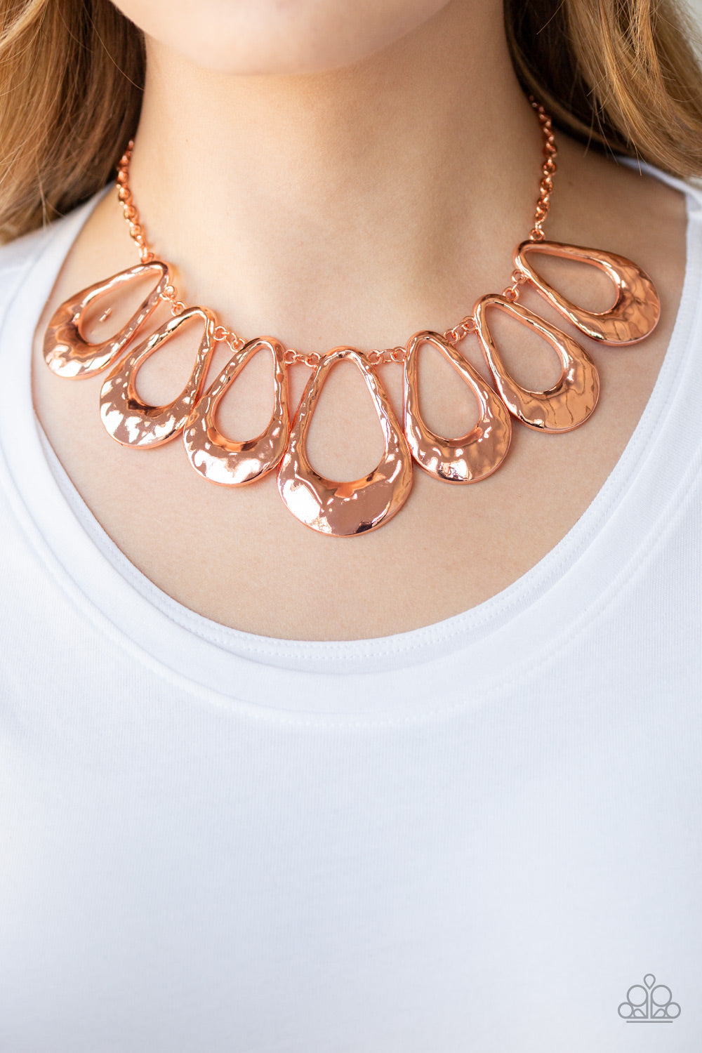 Teardrop Envy - Copper Necklace Set - Princess Glam Shop