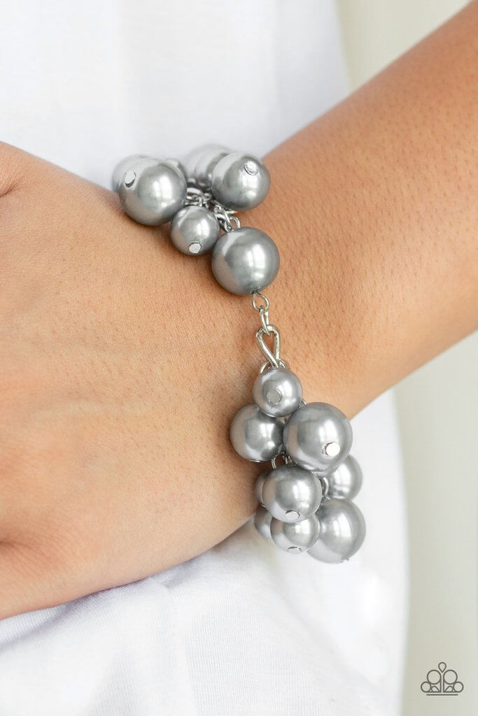 Girls in Pearls - Silver Bracelet - Princess Glam Shop