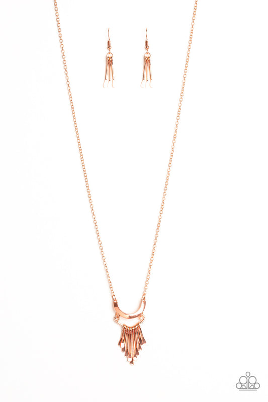 Trendsetting Trinket - Copper Necklace Set - Princess Glam Shop