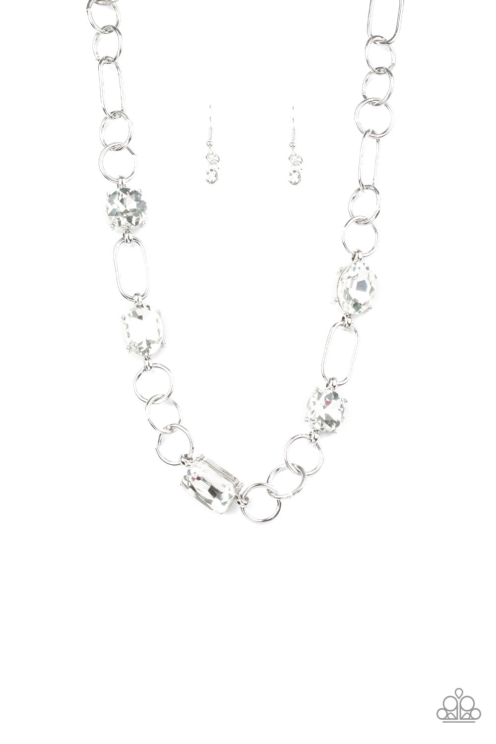 Urban District - White Necklace Set - Princess Glam Shop