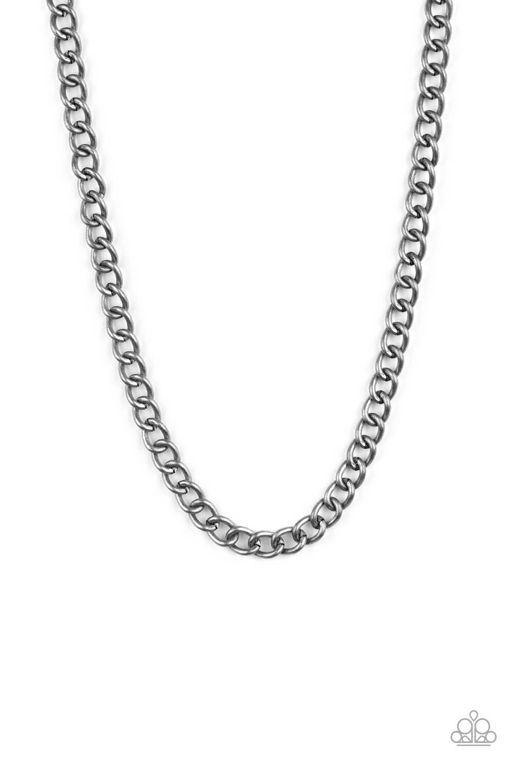Full Court - Silver Men's Necklace - Princess Glam Shop