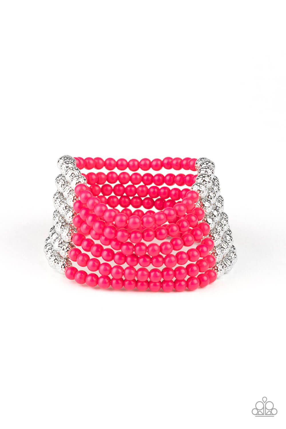 LAYER It On Thick - Pink Bracelet - Princess Glam Shop