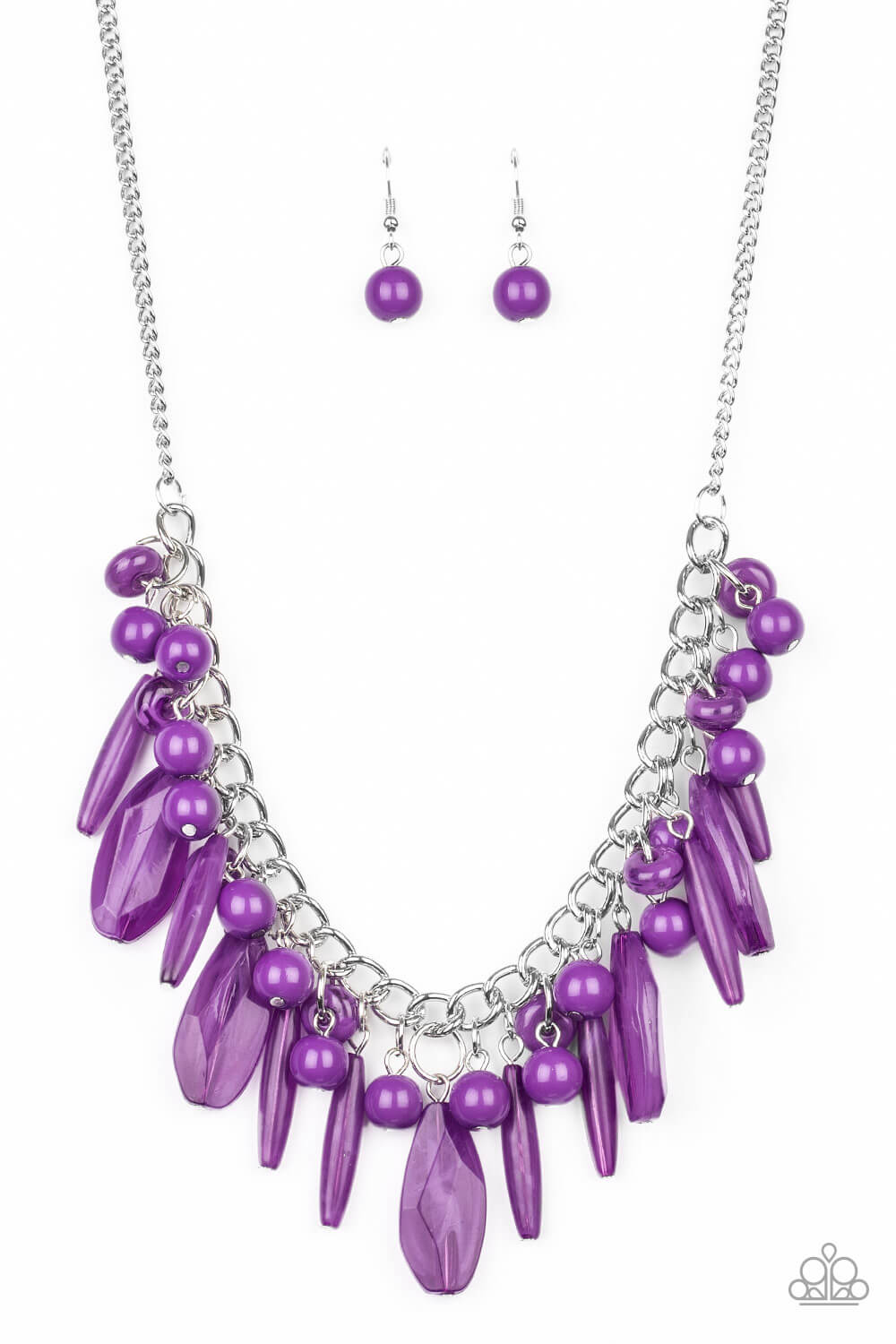 Miami Martinis - Purple Necklace Set - Princess Glam Shop