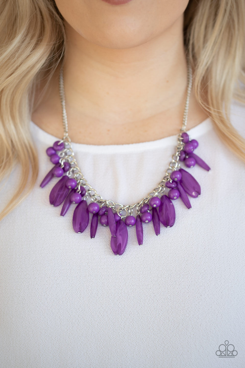 Miami Martinis - Purple Necklace Set - Princess Glam Shop