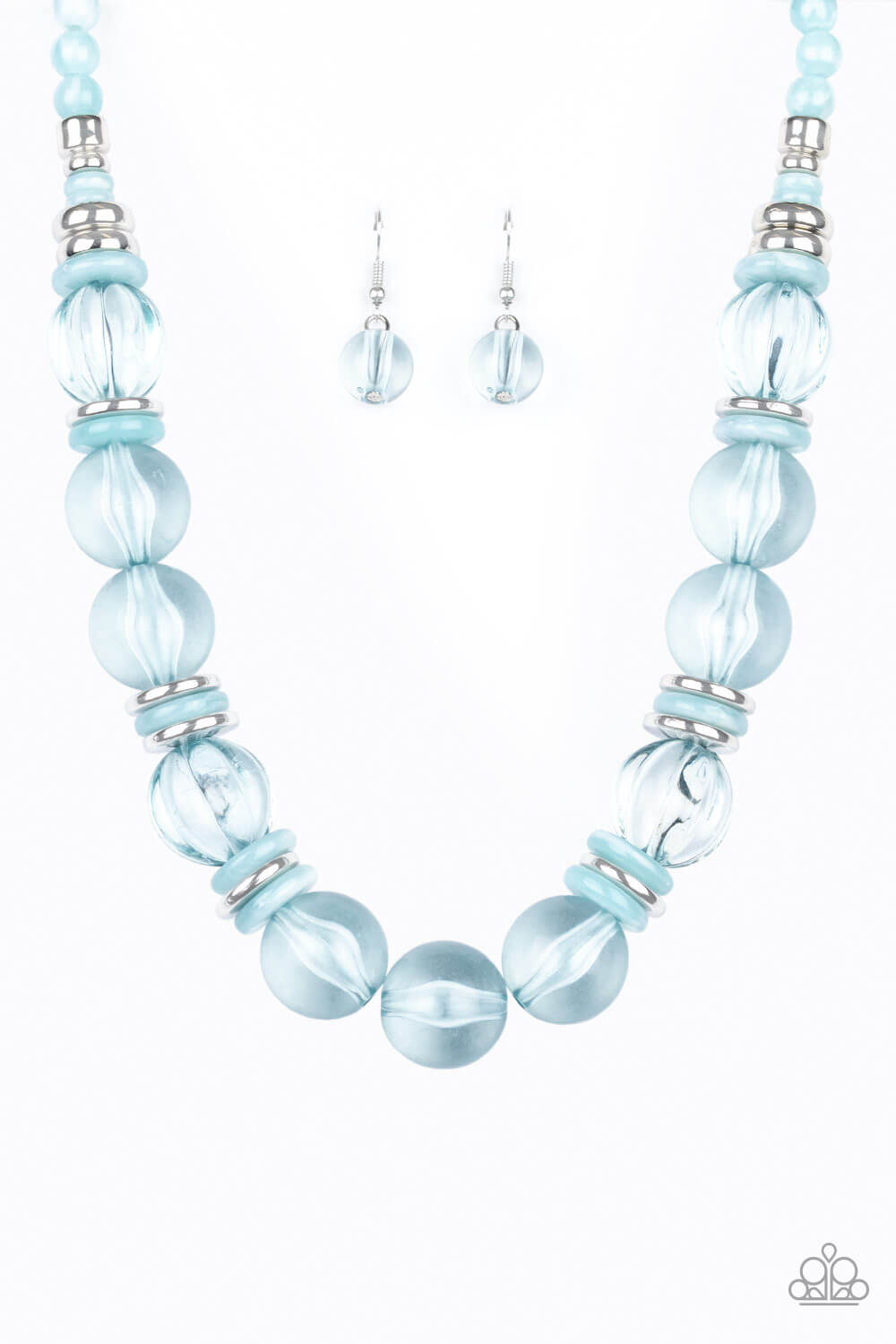 Bubbly Beauty - Blue Necklace Set - Princess Glam Shop