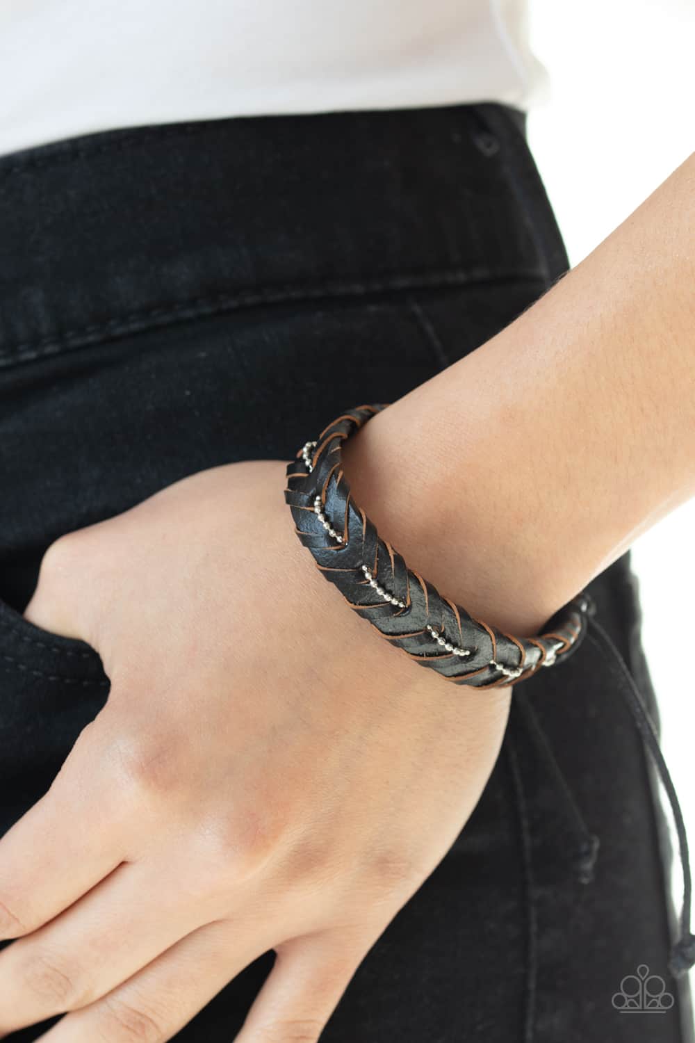 Rugged Rancher - Black Urban Bracelet - Princess Glam Shop