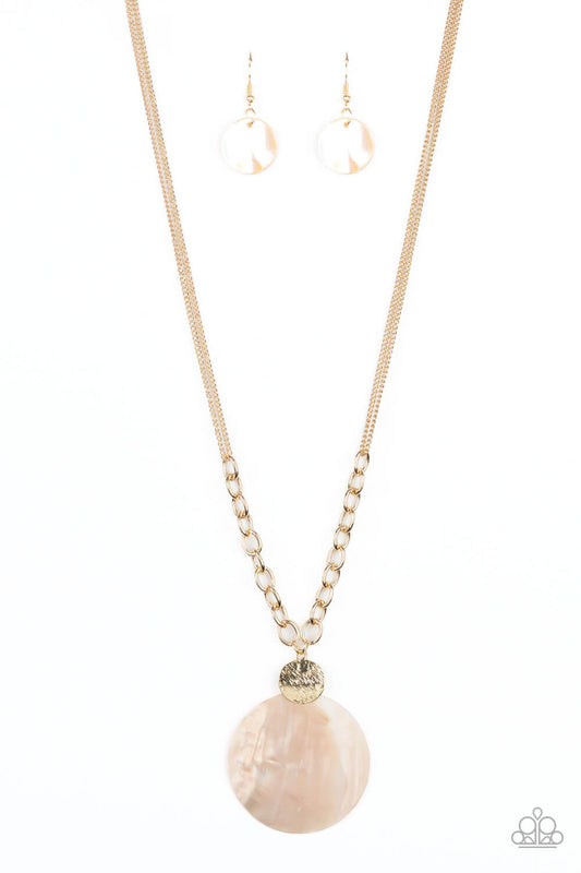 A Top-SHELLer - Gold Necklace Set - Princess Glam Shop